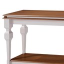 Ver imagem 2 de Aparador para Sala e Divisor de Ambiente 1 Prateleira 2004 Manchester Linz Móveis - Off White/imbuia