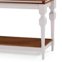 Ver imagem 3 de Aparador para Sala e Divisor de Ambiente 1 Prateleira 2004 Manchester Linz Móveis - Off White/imbuia