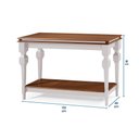 Ver imagem 5 de Aparador para Sala e Divisor de Ambiente 1 Prateleira 2004 Manchester Linz Móveis - Off White/imbuia