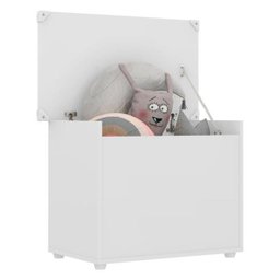 Baú Organizador Caixa de Brinquedos Multimóveis Branco - 2