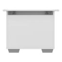 Ver imagem 6 de Baú Organizador Caixa de Brinquedos Pés Quadrados Multimóveis Branco/Cinza