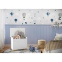 Ver imagem 7 de Baú Organizador Caixa de Brinquedos Pés Quadrados Multimóveis Branco/Natural