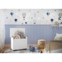 Ver imagem 7 de Baú Organizador Caixa de Brinquedos Pés Quadrados Multimóveis Branco/Preto