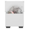 Baú Organizador Caixa de Brinquedos Pés Quadrados Multimóveis Branco/Preto - 5