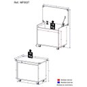 Ver imagem 5 de Baú Organizador Caixa de Brinquedos com Rodízios Multimóveis Branco