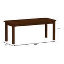 Ver imagem 2 de Mesa Safira Em Madeira Maciça 200x88 Com 8 Cadeiras Castanho Nemargi