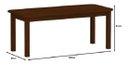 Ver imagem 2 de Mesa Safira Em Madeira Maciça 200x88 Com 8 Cadeiras Castanho Nemargi