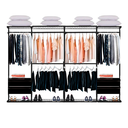 Ver imagem 1 de Closet Aramado - Linear Clr221 com Gaveta - 3,10m - Preto