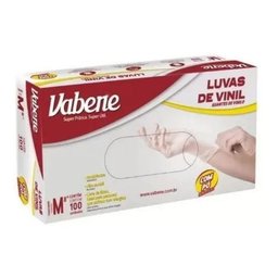 Luva Vinil Descartável Mais Elástica com Pó 100U PM G Vabene - 8