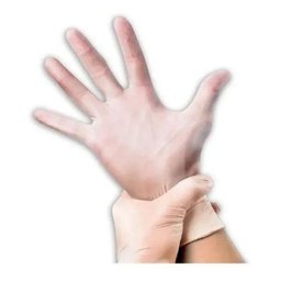 Luva Vinil Descartável Mais Elástica com Pó 100U PM G Vabene - 5