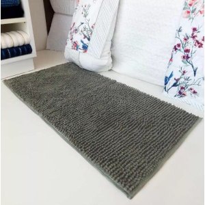 Tapete Appel Base Antiderrapante Latex Popcorn 50x100cm - Prata
