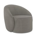 Ver mais imagens de Sofá 3 Lugares Orgânico 180cm Morgan e 2 Poltronas Lua Suede Grafite D03 - D'Rossi