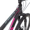 Bicicleta Bike Aro 29 Rava Pressure 21V Mtb Freio Disco - Preta/Pink/Azul - 17 " - 2