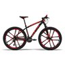Bicicleta Gtsm1 Stilom New Magnésio 21V - Preto/Vermelho - 19" - 1