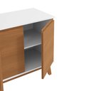 Ver imagem 4 de Aparador Kappesberg 4 Portas Branco/canela 156cm
