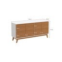 Ver imagem 5 de Aparador Kappesberg 4 Portas Branco/canela 156cm