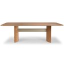 Ver imagem 2 de Mesa de Jantar 8 Lugares Retangular Orgânico 220cm Serenity B05 Amêndoa Cinamomo - Lyam Decor
