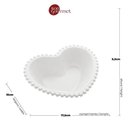 Ver imagem 2 de Saladeira Média em Porcelana Coração Wolff Beads Bon Gourmet
