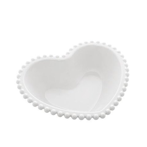 Saladeira Média em Porcelana Coração Wolff Beads Bon Gourmet