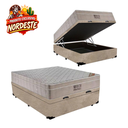 Ver imagem 2 de Cama Box Baú + Colchão de Molas Ensacadas Ortobom Airtech Casal 138 cm