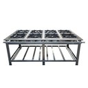 Ver imagem 2 de Fogão Industrial de Centro 8 Bocas 4 Duplas Cefaz Linha Gold Baixa Pressão Inox C-I430-Cfzg-167