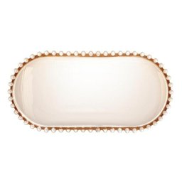 Travessa de Cristal Oval Pearl Wolff Âmbar - 5