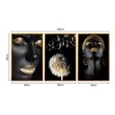 Ver imagem 3 de QUADRO 60X40CM 3PÇS MULHERES DENTE LEÃO M DOUR VID