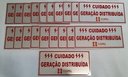 Ver imagem 1 de Placa Cuidado - Geração Distribuída - Padrão Copel - Lisa com 20Un
