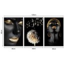 Ver imagem 3 de QUADRO 60X40CM 3PÇS MULHERES DENTE LEÃO M PRET VID