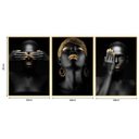 Ver imagem 3 de QUADRO 85X60CM 3PÇS MULHERES NEGRAS 1 MOLD DOU VID