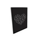 Ver imagem 2 de QUADRO 30X20 3PÇS ANTES DE TUDO CORAÇÃO MOLD PRETA