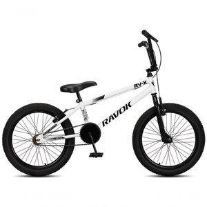Bicicleta Bmx Cross Aro 20 Rv-x Aro Aero Freio V-brake Ravok Cor:branca
