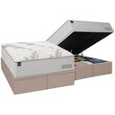 Ver imagem 2 de Cama Box Baú Crc Queen +Colchão Molas Boutique Ortobom 158