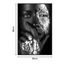 Ver imagem 3 de QUADRO 90X60CM MULHER PRATA CANVAS MOLD FLUTUANTE