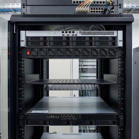 Regua Tomada Filtro de Linha 10 Tomadas Rack 19 Preto Ipec