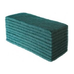 Fibra de Limpeza Pesada Verde - Kit 100 Unidades Atacado 23cm x 10 cm Para Pisos + Parede + Crostas  - 2