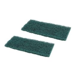 Fibra de Limpeza Pesada Verde - Kit 100 Unidades Atacado 23cm x 10 cm Para Pisos + Parede + Crostas  - 3