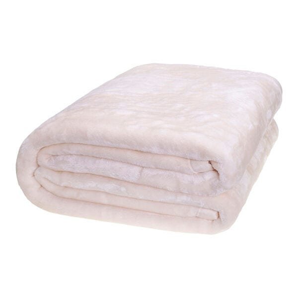 Cobertor Casal Europa Toque de Luxo 180 x 240cm - Marfim - 2