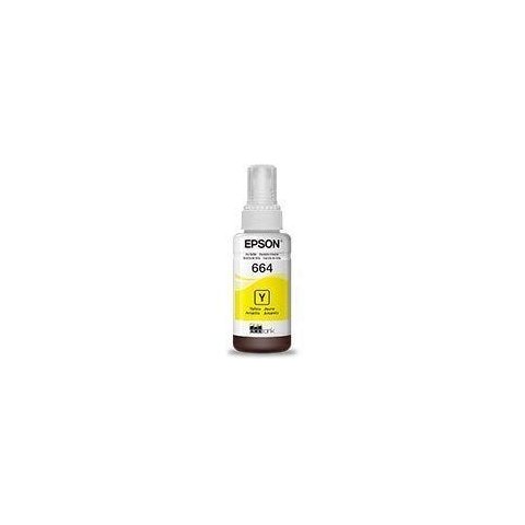 TINTA EPSON T664420AL T664420 T664 AMARELO | L200 L375 L220 L110 L355 L555 L455 L365 | ORIGINAL 70ML