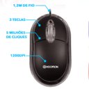 Ver imagem 3 de Kit Combo Teclado Multimídia e Mouse Usb Office Hoopson