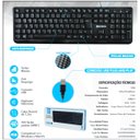 Ver imagem 4 de Kit Combo Teclado Multimídia e Mouse Usb Office Hoopson