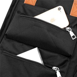 Mochila Executiva Para Notebook Com Usb Universitaria - Preto - 8