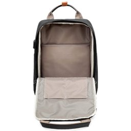 Mochila Executiva Para Notebook Com Usb Universitaria - Preto - 4
