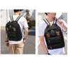 Mochila Executiva Para Notebook Com Usb Universitaria - Preto - 9