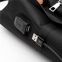 Mochila Executiva Para Notebook Com Usb Universitaria - Preto - 7
