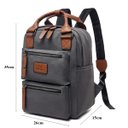 Ver imagem 4 de Mochila Executiva Para Notebook Masculina Trabalho Viagens - Cinza