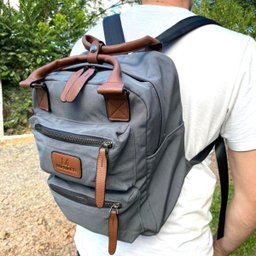Mochila Executiva Para Notebook Masculina Trabalho Viagens - Cinza - 5
