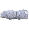 Kit de Biribol Esportivo Com Rede e Bola Para Volêi de Piscina Lona Sintética Fio 2 - Branco - UN - 4