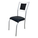 Ver imagem 5 de Kit 4 Cadeira Belize Jantar Assento Estofado Tecido Corino