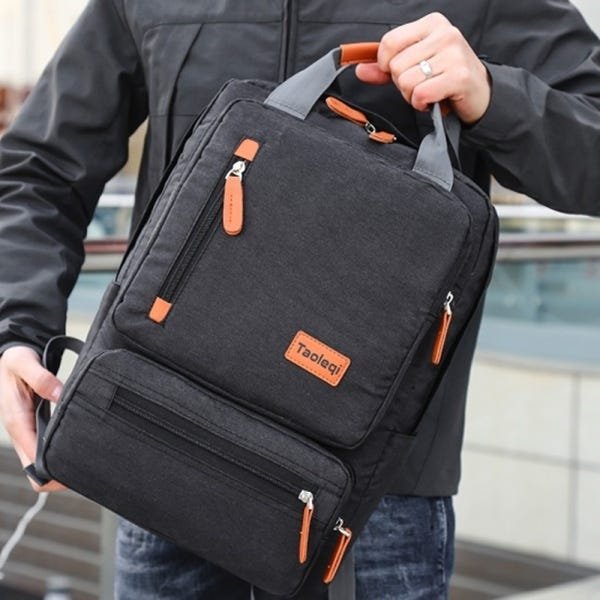 Mochila Universitária Escolar Executiva Notebook - Preto - 4